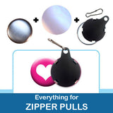 1 inch Button Parts, Everything For Zipper Pulls