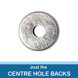 1 inch Button Parts, Just Centre Hole Backs