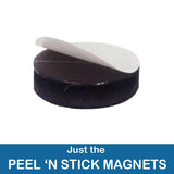 1 inch Button Parts, Just Peel n Stick Magnets