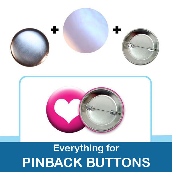 2.5 inch Pinback Button Making Supplies