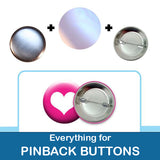1.5 inch Button Parts Everything For Pinback Buttons