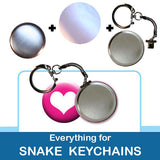 1.5 inch Button Parts Everything For Snake Keychains