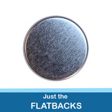 2.25 inch button parts: Just the Flat Backs to Make Flatback Buttons